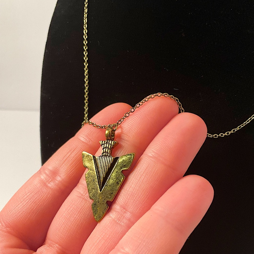 3 for $15 / Gold Shark Tooth Pendant Necklace